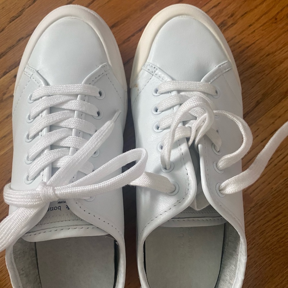 Rag & Bone Standard Issue Lace Up White Leather - Picture 8 of 12